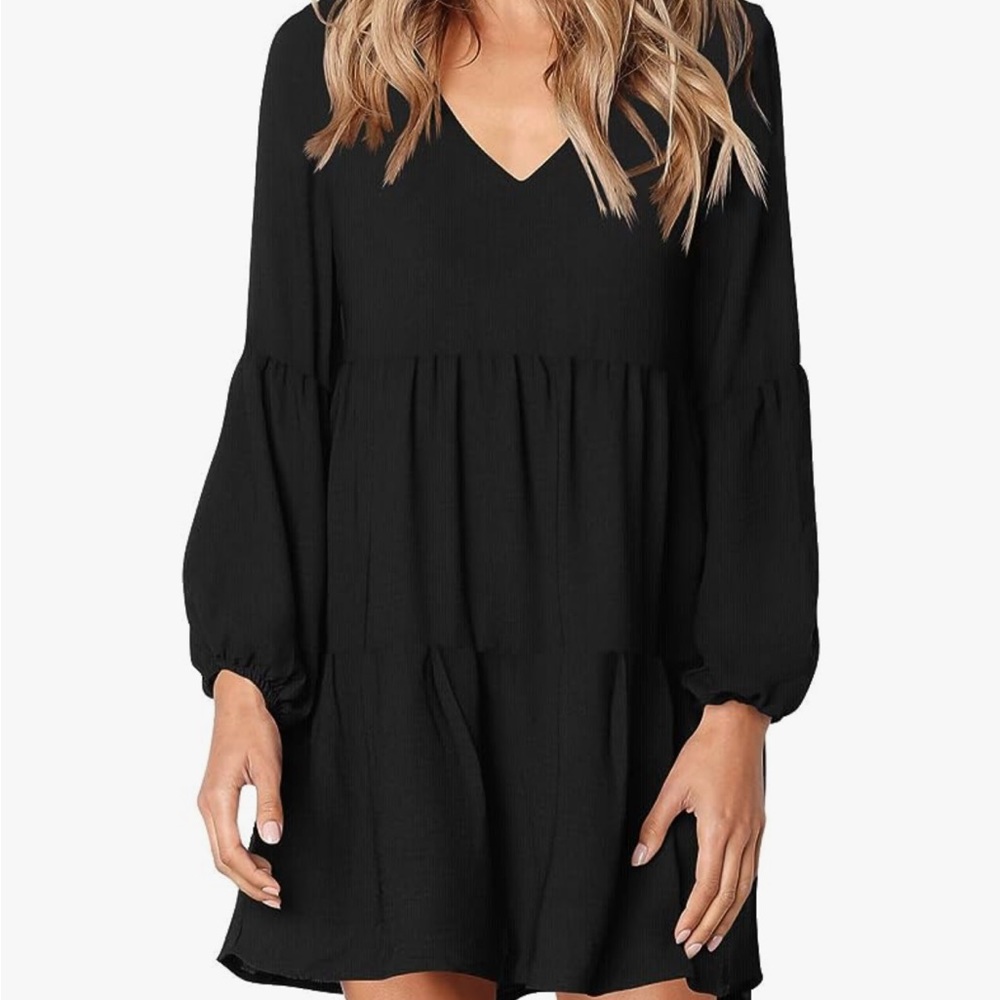 Women’s Black Tunic Dress - Size XL